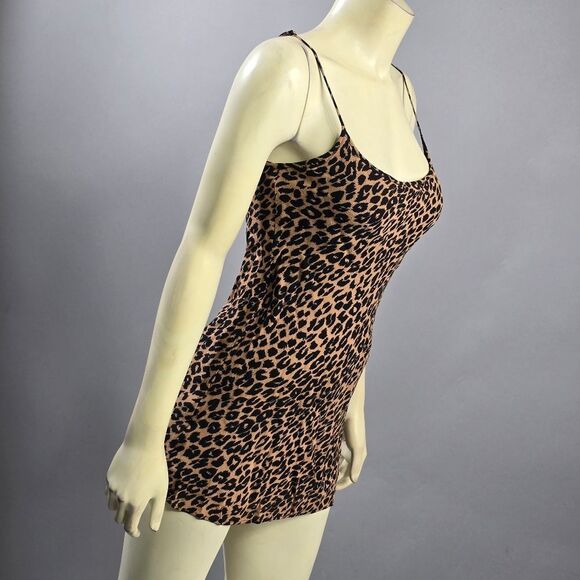 Reformation Black and Tan Leapard Print Dress (Rack8) - Picture 4 of 7